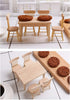 Z MAYABBO Wooden Dollhouse Furniture of Table & Chair, Miniature Dollhouse Accessories of Dining Room - 1/12 Scale