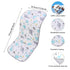 Baby Stroller Cushion, Universal Soft Cotton Seat Pad Liner for Newborn, 34x78cm (Dinosaur+Grey)