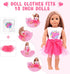 20 Pack Set 2 2 18 Inch Baby Doll Accessories, Baby Disappearing Doll Feeding and Caring with Milk & Juice Bottles, Toy