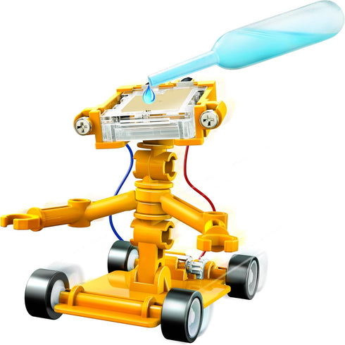 4M Toysmith Green Science Salt Water Powered Robot Kit, STEAM Beach Toy for Boys & Girls 5+