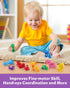 Set, 10pcs Counting 3 4 5 Coogam Number Matching Toy Double-Sided Animal Number Game, Preschool Montessori Fine Motor