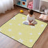 EtherSpher 50'' 50''alfombrilla Different Stars Baby Yellow White Soft Padded Baby Floor Play mat for Indoor Outdoor