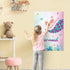 WERNNSAI Pin The Tail on The Mermaid Game - Mermaid Party Decorations with 21'' x 28'' Poster & 24 Pcs Tail Stickers