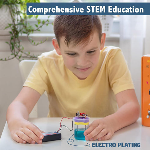ButterflyEdufields STEM Toy - 30in1 Kits for Kids Age 8-12, Electricity & Magnetism Science Project Kit