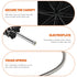 TOYANDONA Stroller Sun Cover Umbrella, Clip On UV Rain Protection Blackout Blind for Strollers, Bicycle, Baby Carriage