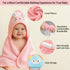 SERENIFIA Set, 32x32 Inch 4 Hooded Baby Towel Absorbent Bath Towels, PCS Soft Hooded Towels, Perfect for Newborns