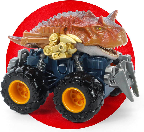 Oriate Friction Powered Dinosaur ATV Toy Cars for Children, Swing Carnotaurus Monster Truck with Robotic Arm, 209-R4