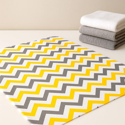 Handywa 2 Pack 28 52 Cotton Fitted Crib Sheets, Construction Trucks and Chevron Print, Fits Standard x in Baby Crib