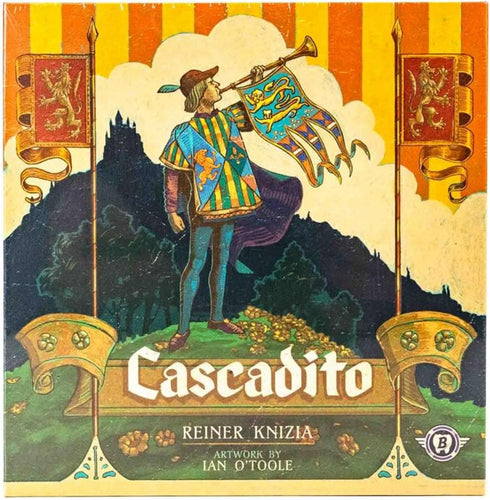 Cascadito Roll & Write Board Game for 1-4 Players - Draft Dice to Protect The Kingdom