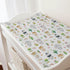 African Safari Animals Changing Pad Covers, Soft Stretch Fitted Baby Changing Table Sheets for Boy Girl, 32''x16''