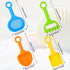8 Summer Skylety Pieces Sand Shovels for Kids Colorful Plastic Rake Beach Sand Sifter Shovel for Planting Digging