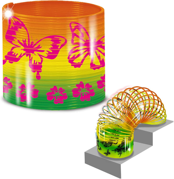 Butterfly from Deluxebase - 2.5 Inch Rainbow Spring Toy - Butterfly Slinky Toy and Rainbow Fidget Toy - Great