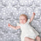 Baby Playpen Mat 47" X 47", One-Piece Crawling Mat Non Slip Padded
