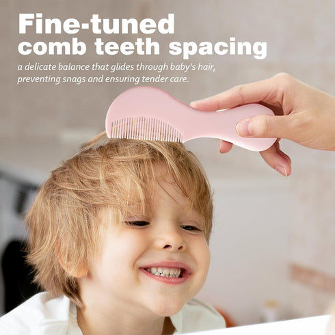 Set Set Set Baby Hair Comb Soft Baby Hair Brush Baby Comb Hair Comb Newborn Baby Hair Brush and Comb Baby Care Hair