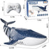 2.4Ghz 1:18 4 5 6 7 8 9 Remote Control Whale Shark Toys for Boys Kids, Scale High Simulation Whale Shark for Pool