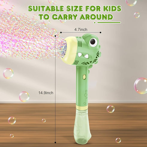 Bubble Machine for Kids, Outdoor Toys for Toddlers Age 3-5, Battery Operated Bubble Wand for Easy Outdoor Use