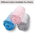 1 MIDDLE ONE C Shaped Pregnancy Pillow Cover, Breathable Velour Replacement Maternity Pillow Case with Zipper, Cover