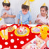 Dydamud 3PCS Mushroom Birthday Party Decorations, Mushroom Tablecloth Plastic Table Cloth for Mushroom Party