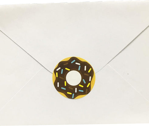 Donut Stickers Sheets Set, 1.5" - 20 Sheets, 200 Stickers