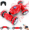 Pristar RC Stunt Cars, Gesture Sensing Remote Control Car Toys for Boys and Girls, 2.4Ghz with Spray Lights Music, 360°