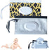 Denlydom Baby Wipe Dispenser, Portable Baby Wipe Holder Refillable Wet Wipes Container for