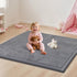PapaMama Baby Play Mat for Floor, 1.3" Thick Memory Foam Muscle Playpen Cushion,