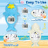 Baby Bath Thermometer, Dolphin Floating Bath Thermometer Baby for Newborns, Waterproof Bath Temperature Monitor