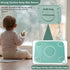 2 Pack 8 Silicone Baby Placemats with Non-Slip Strong Suction Base and Anti-Drop Stretchable Straps, BPA Free Food
