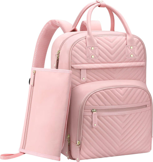 Tenot Diaper Bag Backpack for Women with Changing Pad, Baby Bag with