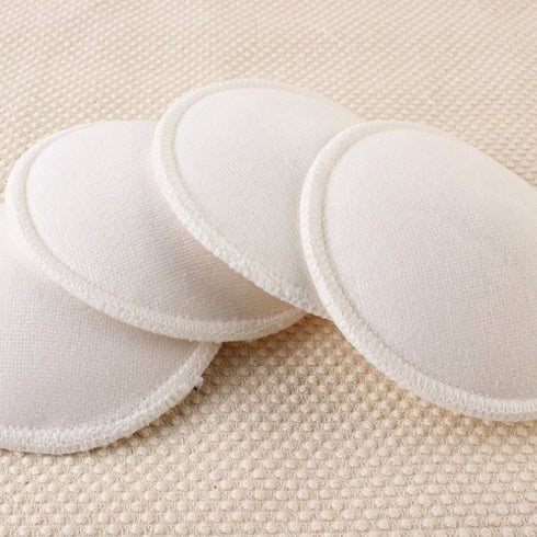 Cnrfeoap 4pieces Washable Breathable Absorbency Breast Pads Anti-Overflow Maternity Nursing Pad Baby Feeding