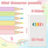 50 Packs 3.5'' 6 Pack Ctosree Mini Pastel Colored Pencils Bulk Coloring Drawing Pencil in Boxes End of Year Gift