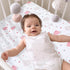 4 Pack 28 52 Sun & Rainbows Crib Sheets Girl, Breathable Soft Microfiber Fitted Baby Crib Sheets, X in Crib Mattress