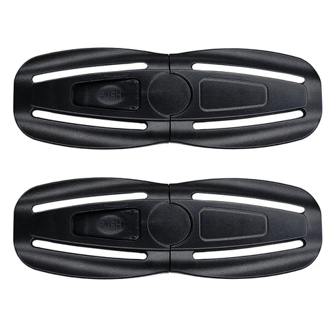 LiXiongBao 2PCS Child Seat Chest Harness Buckle Lock Stroller Chest Buckle Universal Replacement
