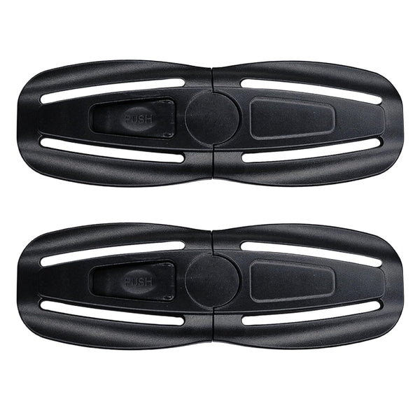 LiXiongBao 2PCS Child Seat Chest Harness Buckle Lock Stroller Chest Buckle Universal Replacement
