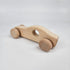 2 Pack Wooden Cars for Toddlers and Babies, Montessori Baby Rattles and Teething Toys