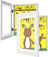 2 Pack White Kids Art Frame, 10x12.5 Child Artwork Display Frame Without