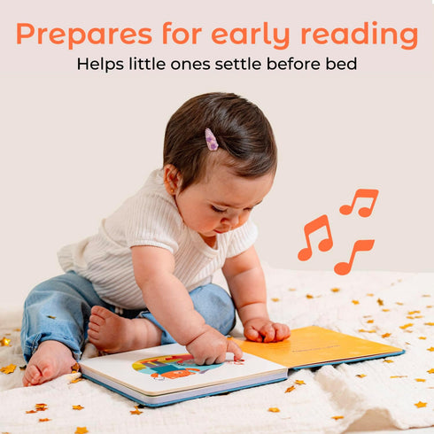 1-Year-Old 1-3 Cali's Books Twinkle Twinkle Little Star USB-C Rechargeable Musical Book for | Sound Book for Toddlers