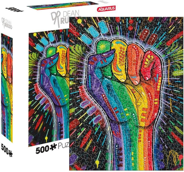 AQUARIUS - Dean Russo Love Is Power - 500 Piece Jigsaw Puzzle