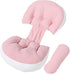 U-Shaped Maternity Body Pillow for Pregnant Women, Soft Pink Pregnancy Pillow with