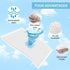 FORYEE 17 13 Inches (25 Pack) Disposable Changing Pad Liners for Baby x Waterproof Underpads Soft Non-Woven Fabric