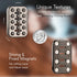 Fidget Toys Adults Metal Fidget Slider with Clear Stops and Sound (No Rattling Noise), Creative Magnetic Fidget Toy
