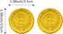 150 Pieces Plastic Play Coins Gold Pirate Treasure Hunt Coins for Kids Party Theme Props Decoration, Party Favor Games