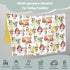30 40 HawSkgFub Farm Life Barn Animal Mink Baby Blankets Dotted Backing Boy Girl Shower Gift, Cow Horse Sheep Pig Chick