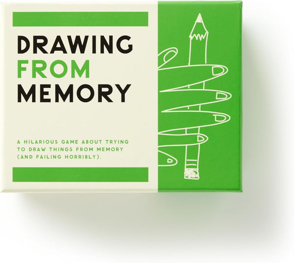 Brass Monkey Drawing from Memory - Social Party Game with 300+ Game Card Prompts for Drawing