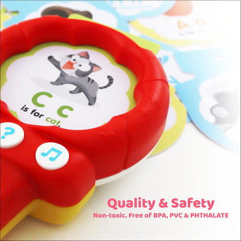 6-12 1 BEST LEARNING Shake & Learn Alphabet - Educational Toy for Babies Toddlers Month and up | Ideal Year Old Toys