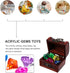 balacoo 1 Set Mini Pirate Treasure Chests - Vintage Pirate Jewelry Storage Box with Lock and Jewels Crafting Children's