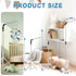 Quynhni 56-78" 180 Baby Crib Mobile Arm,Mobile Hanger for Crib Adjustable Height Top Can Rotate Suitable for Baby Girls