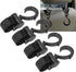 4Pcs Stroller Hooks for Baby Carriage, Multifunctional 360° Rotatable Universal Hook Clips for Hanging Bags