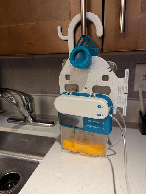 HelperKat Pump Caddy for Infinity Pump (Blue)