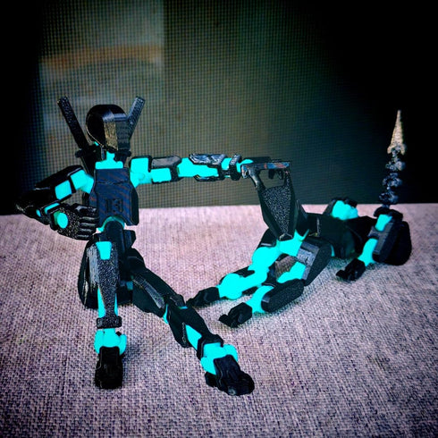 masijssa T13 3D Set 13 Dummy 3D Action Figures Titan Action Figure Printed Robo Multi-Jointed Movable Toy with Full